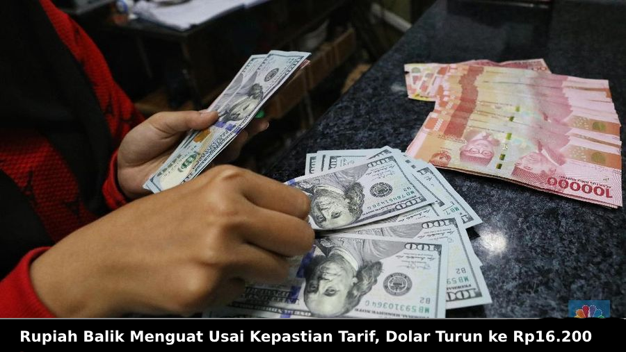 Rupiah Balik Menguat